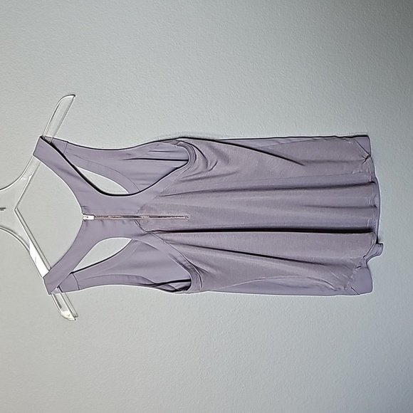 Express gray racerback mixed media tank medium - Picture 6 of 7